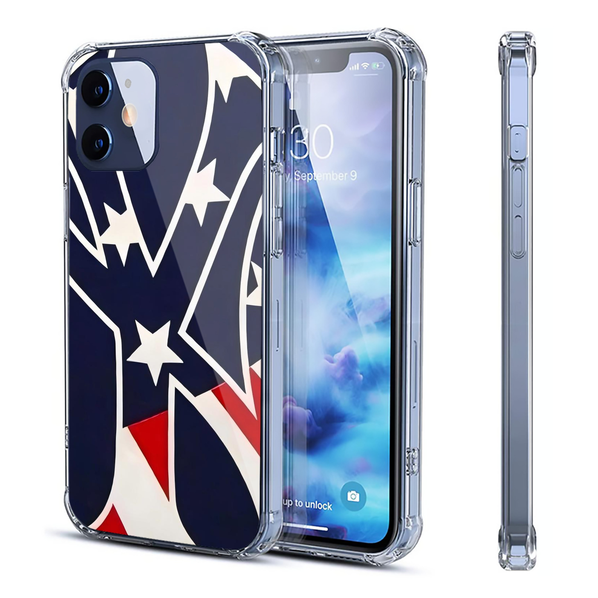 New York Yankees Logo USA Clear IPhone 12 Case – Soft TPU With UV Print – Enhanced Drop Protection, Precise Fit, Anti-Fingerprint, Customizable Design, Scratch-Resistant, Yellow-Resistant